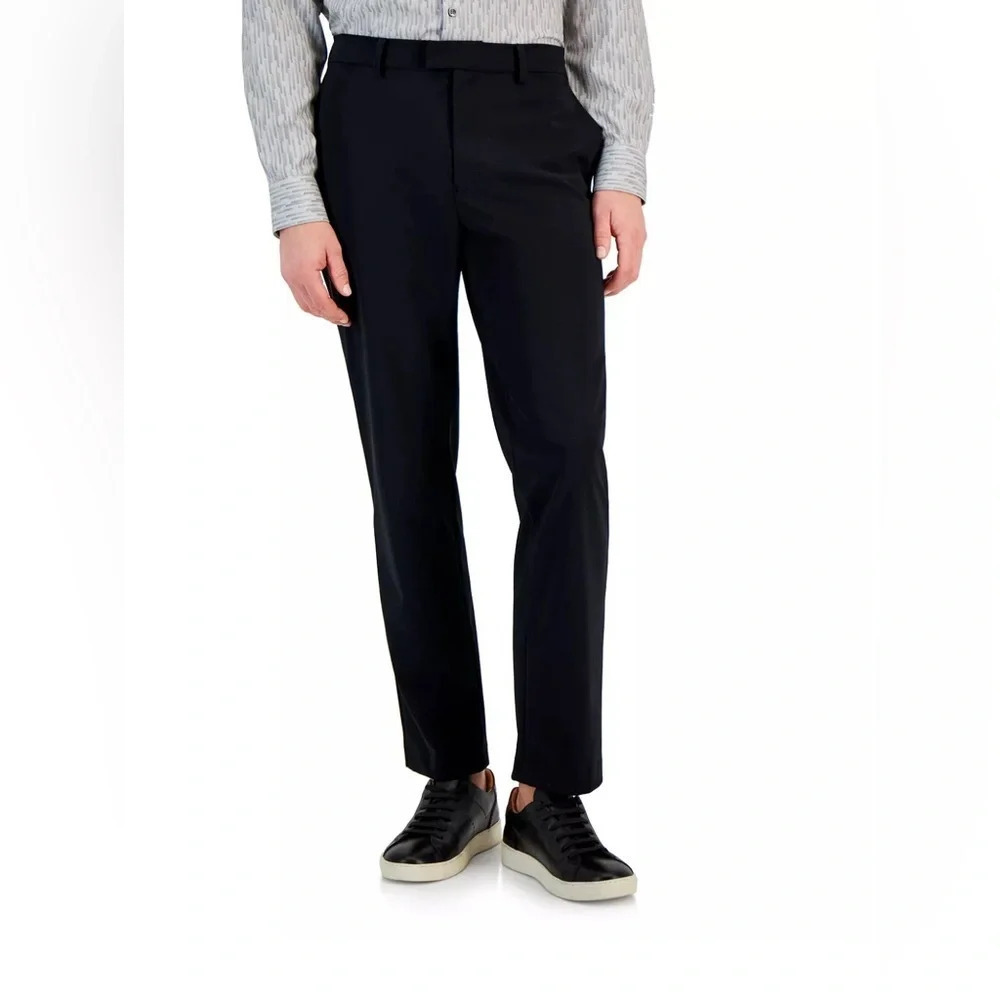 NWT Mens Alfani Dress Pant Sz 34 x 32 Color Grey